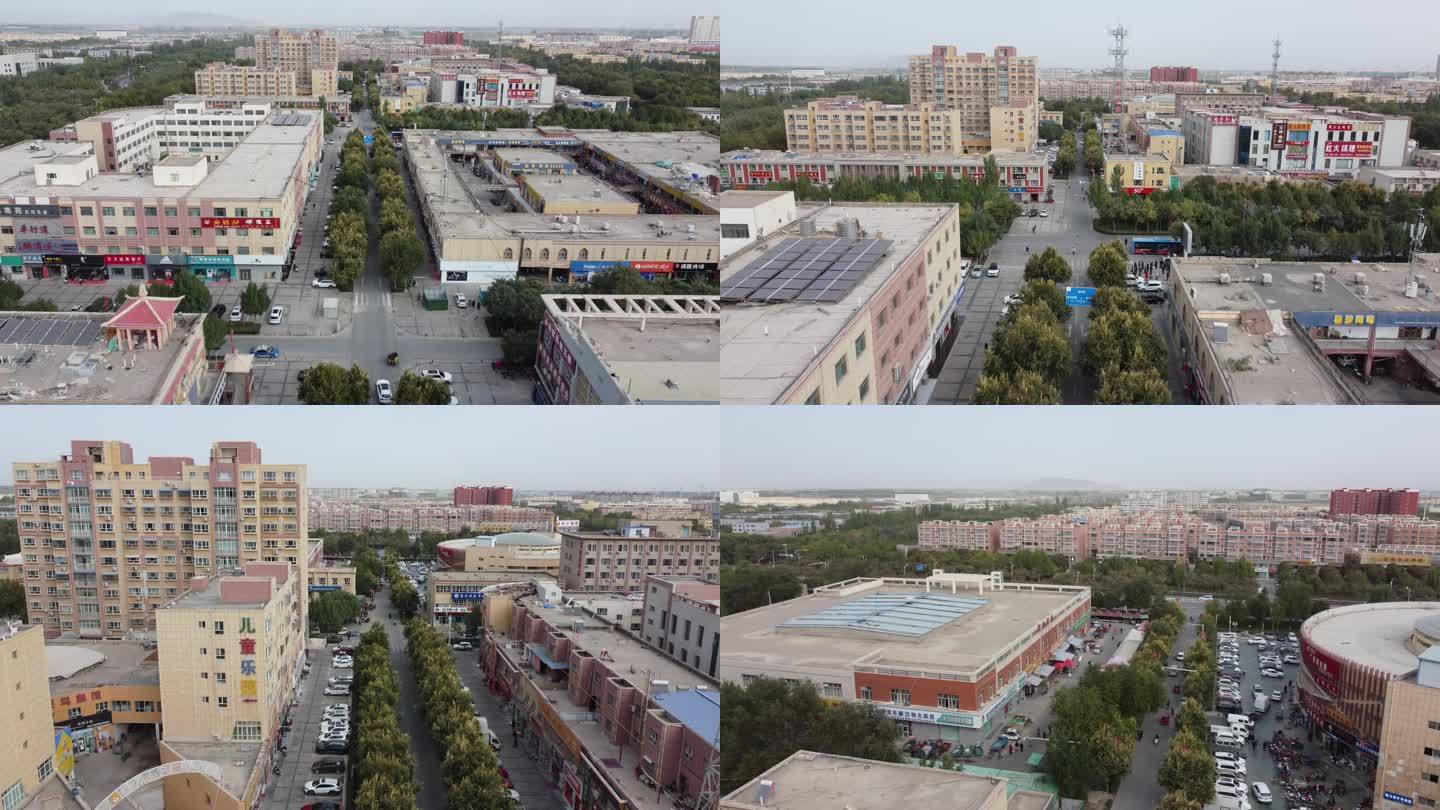 2022新疆图木舒克市城市航拍
