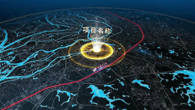 东莞南城区位地图AE模版