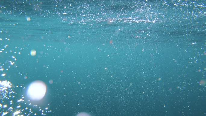 水下的水泡气体