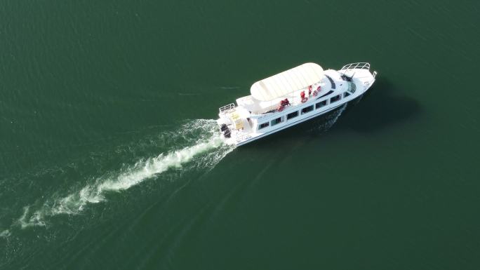 四川省绵阳市游仙区仙海水利风景区航拍