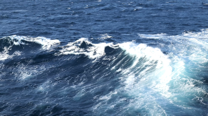 【4K】海面 大海海面波涛汹涌