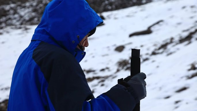 攀登雪山套装 路边遇到雪山 去攀爬 高原