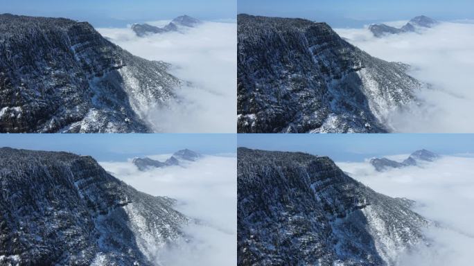 瓦屋山雪景