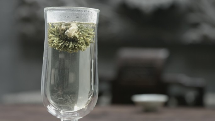 工艺茶 沏茶开花