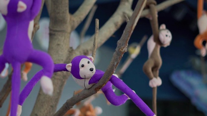 猴子 有趣 玩偶 美术 艺术 创意 4K