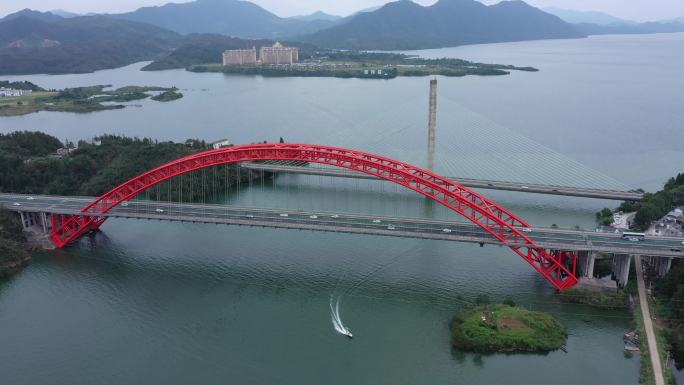 黄山 太平湖 双桥 风光 4K