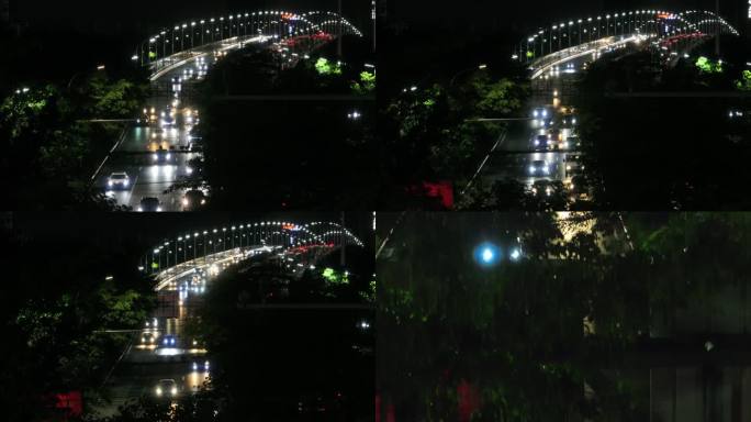 桥上的车辆 车流 城市空镜