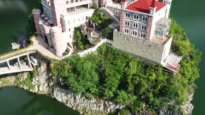 贵州大山里的城堡 4k超清 大自然素材