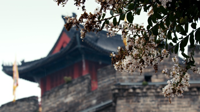 荆州古城 古城墙 楚文化