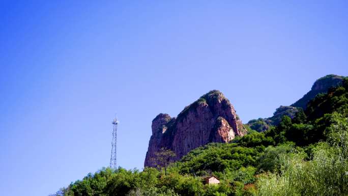 紫金山 青山绿水  潺潺流水 瀑布水流