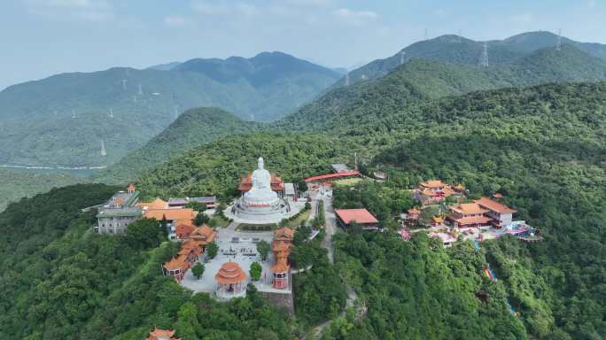 4K东莞航拍  东莞观音山 御三