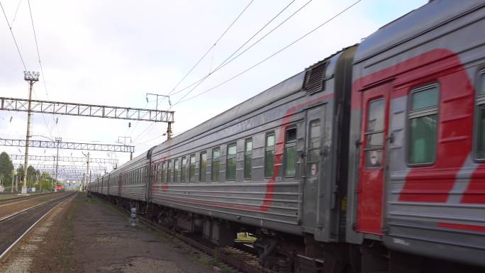 俄罗斯莫斯科铁路火车