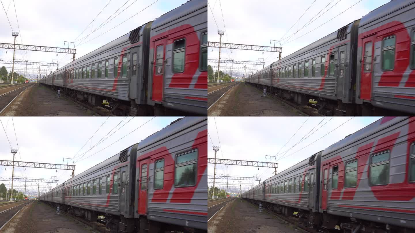 俄罗斯莫斯科铁路火车
