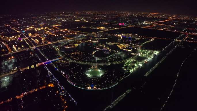 上海之鱼夜景