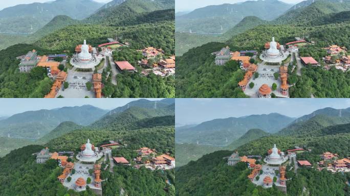 4K东莞航拍  东莞观音山 御三