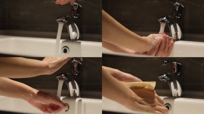 洗手消毒升格慢动作
