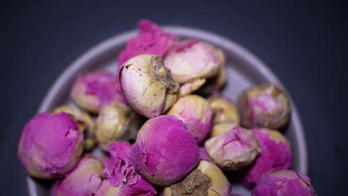 花茶茶饮泡茶牡丹花球芍花球丹凤花茶