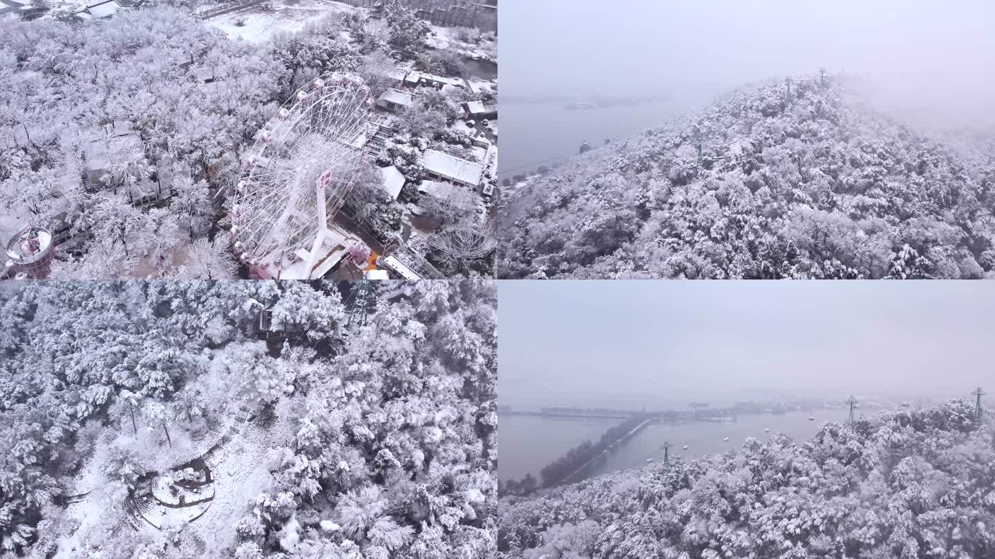 4k东湖之眼冬季雪景