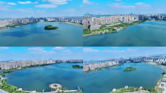 苏州尹山湖航拍4k