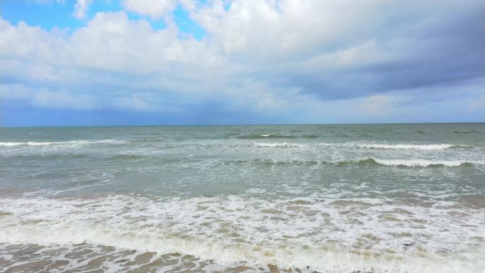 大海 海 海浪 俯拍壮观大气翻滚 浪花