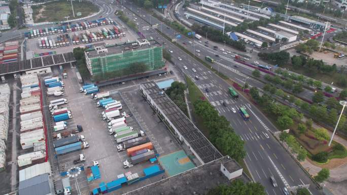 深圳梅林关交通道路人行天桥02