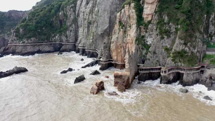 浙江台州大陈岛航拍视频