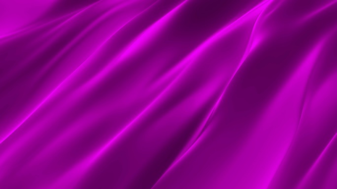 4K紫绸飘舞波浪起伏绸缎背景无缝循环