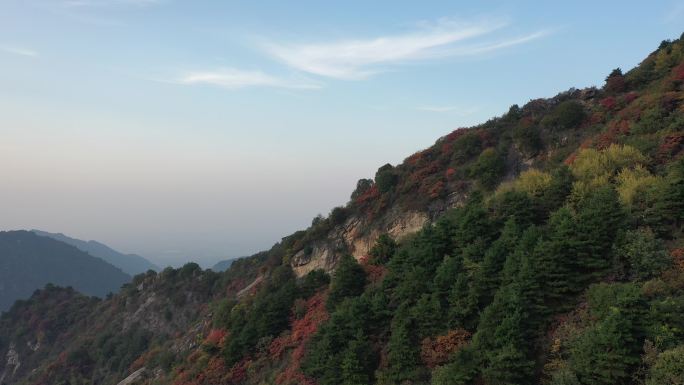 秦岭 翠华山 航拍 终南山 生态 自然