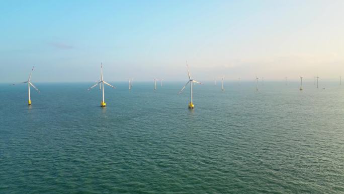 海上唯美风电 电力新能源 朝阳