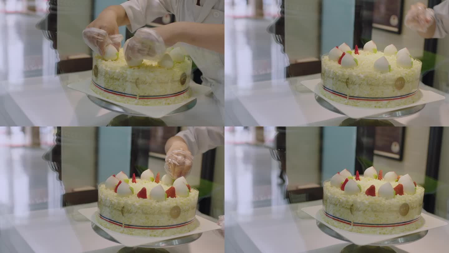 生日蛋糕制作过程