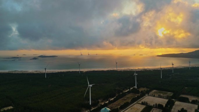 海岛日出 云霞