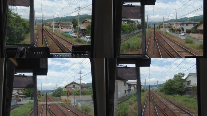 火车驾驶室视角