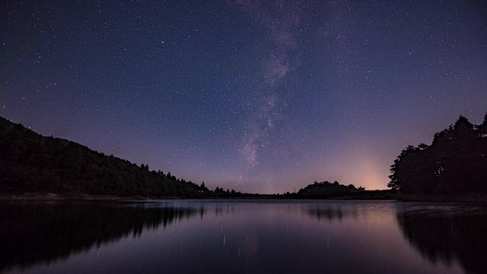 江西庐山大月山星空延时