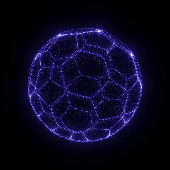 全息粒子足球 循环 透明通道