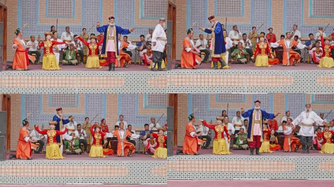 新疆维吾尔族歌舞表演