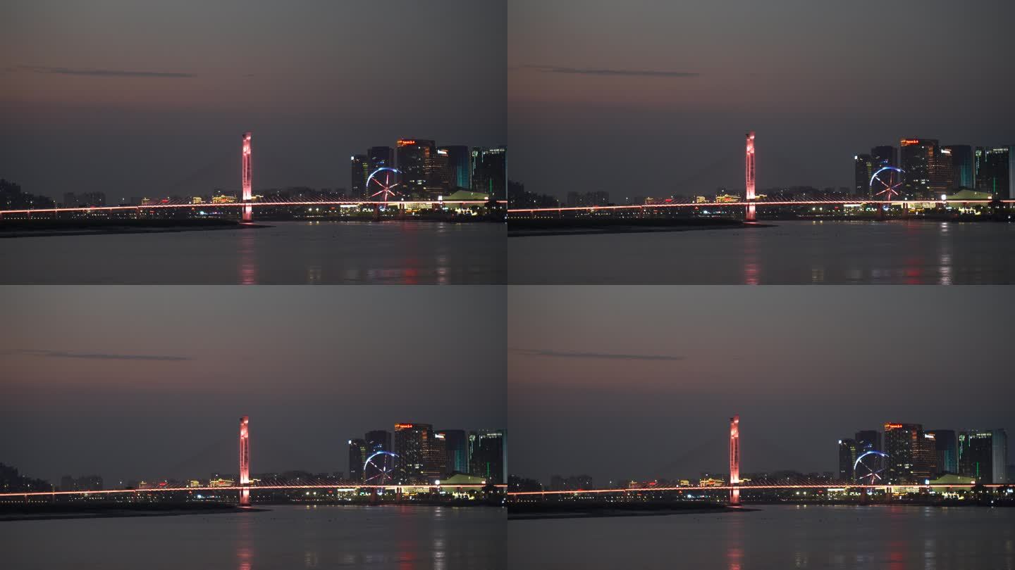 泉州东海泰禾晋江大桥夜景