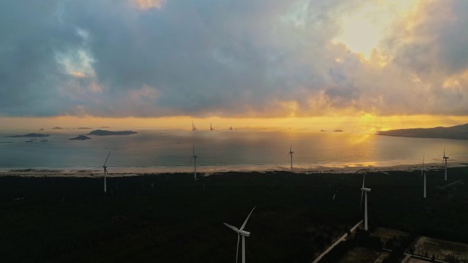 海岛日出 云霞