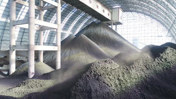 绿色矿山集装站煤炭存储运输