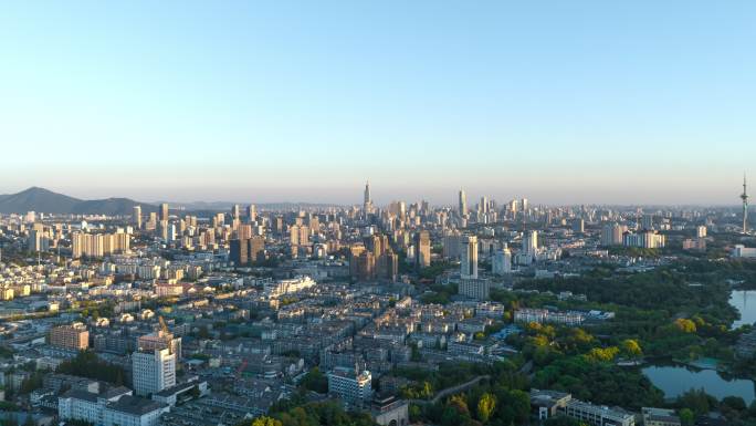 南京城市全貌白天