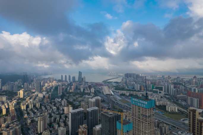 珠海城市大景延时