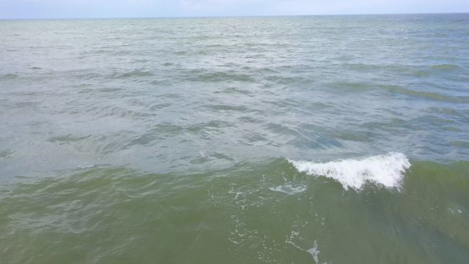 大海 海 海浪 俯拍壮观大气翻滚 浪花