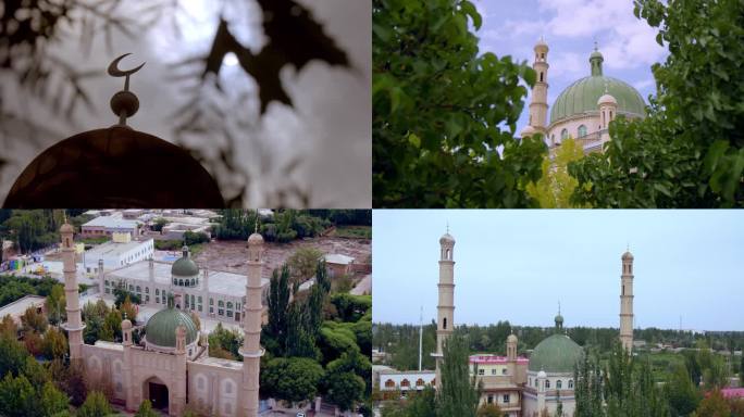 4K-伊斯兰教清真寺建筑宗教文化