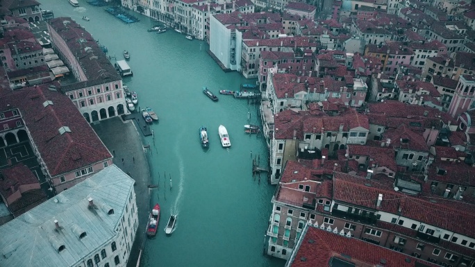 威尼斯水城上空航拍