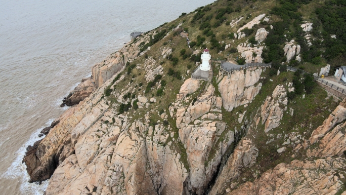 海边悬崖绝壁舟山嵊泗