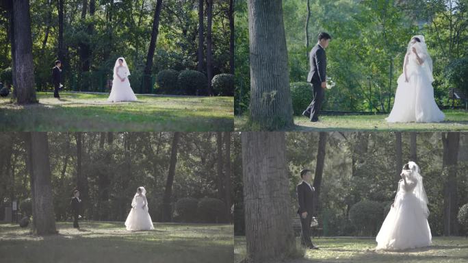 树林情侣婚纱摄影