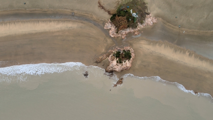 海岛海边嵊泗海滩