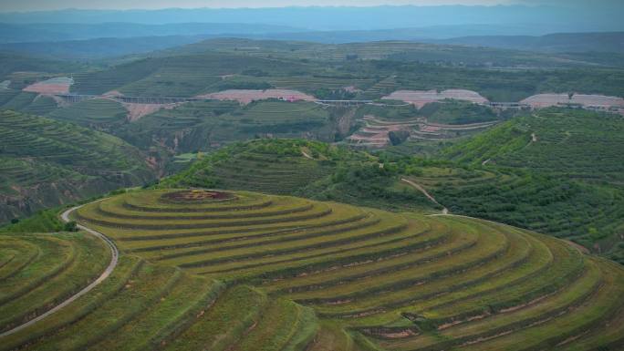 宁夏南部六盘山区旱作梯田彭阳金鸡坪梯田