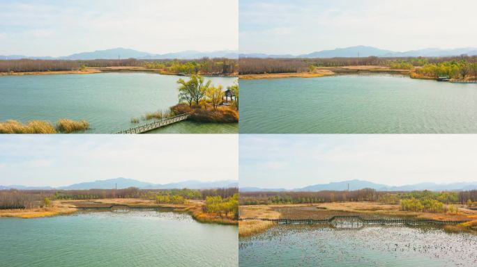 野鸭湖-航拍-北京-00006