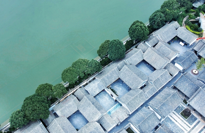 云南红河建水文庙航拍4K素材