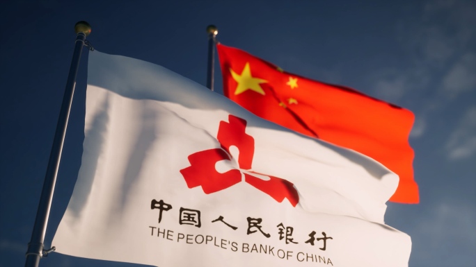 中国人民银行旗帜logo